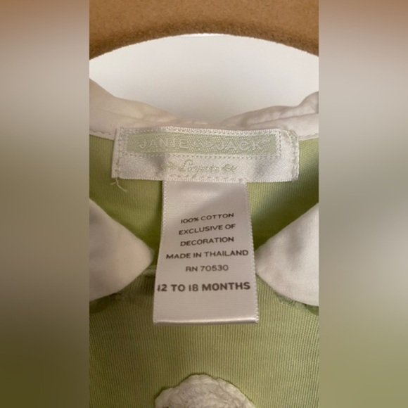 Janie and Jack Layette Long Sleeve One-Piece with Sheep Size 12-18M - Picture 8 of 8